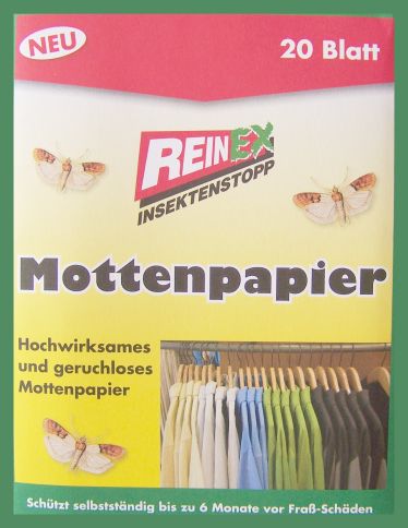 Mottenschutzpapier